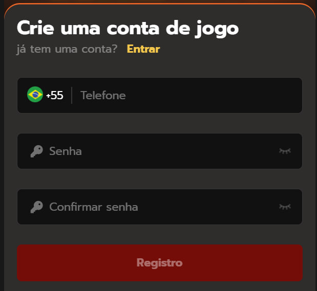 Formulário de Registro 0914BET
